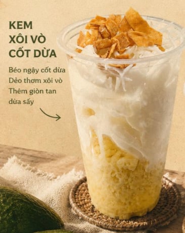 Kem xôi vò cốt dừa