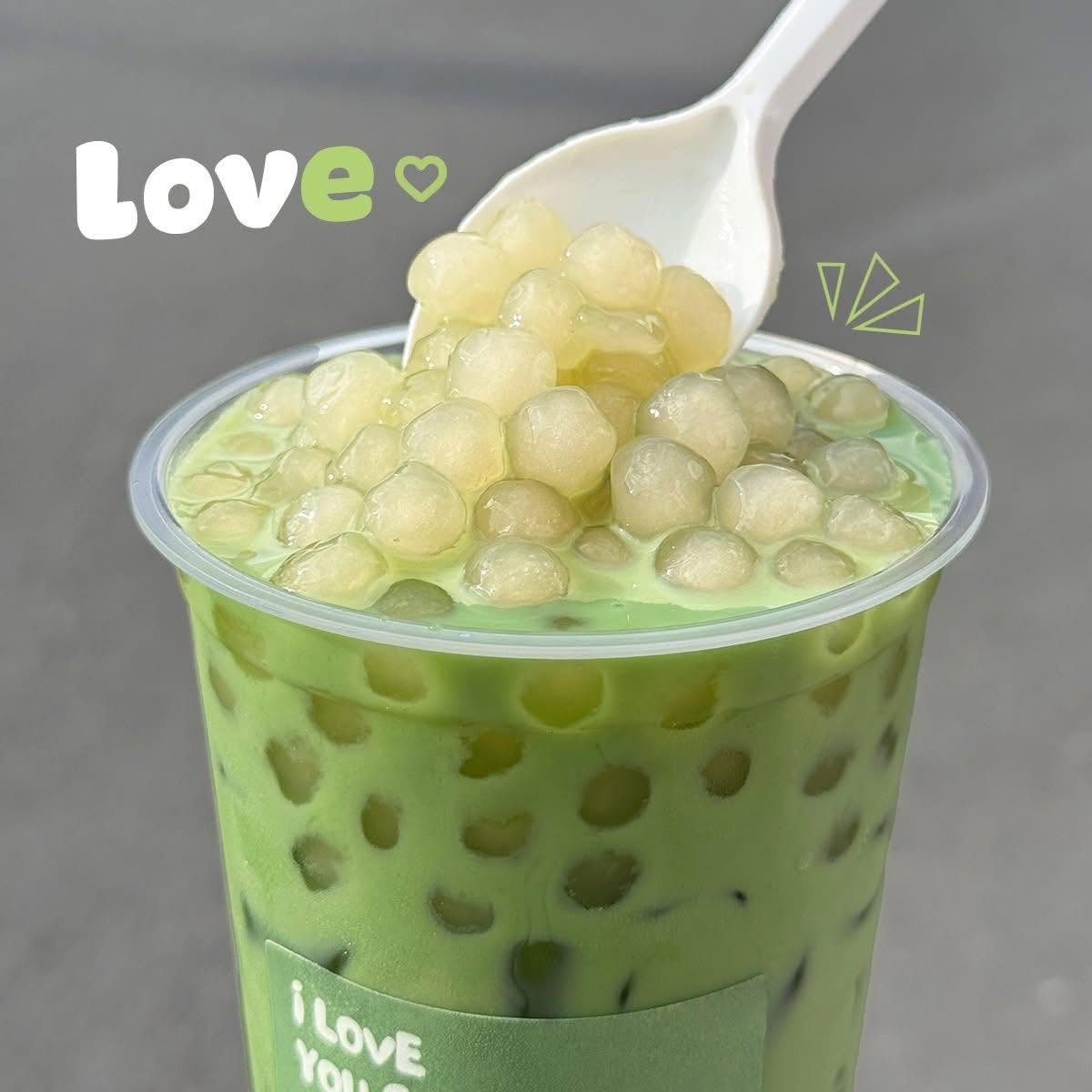 Matcha trân châu bạch ngọc L
